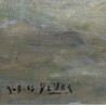Tableau \"Marine\" signé Alb. Is. DE VOS
