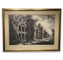 Gravure "Terme di Diocleziano" signée PIRANESI