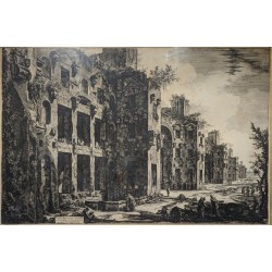 Gravure "Terme di Diocleziano" signée PIRANESI