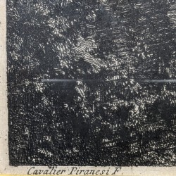 Gravure "Terme di Diocleziano" signée PIRANESI
