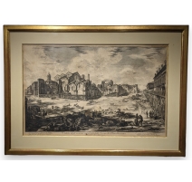 Gravure "Terme di Diocleziano" signée PIRANESI