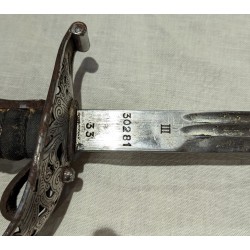 Sabre d\'officier de cavalerie 1874 Suisse