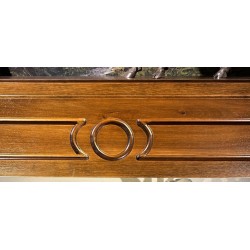 Cheminée Directoire transformée en étagère