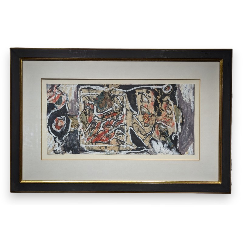 Tableau \"Composition\" signé DOUCET
