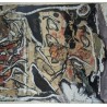 Tableau \"Composition\" signé DOUCET