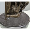 Buste d\'indien en bronze