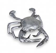 Crabe en bronze argenté