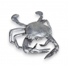 Crabe en bronze argenté