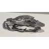Crabe en bronze argenté