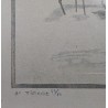 Gravure "Flamants roses", signée HAINARD