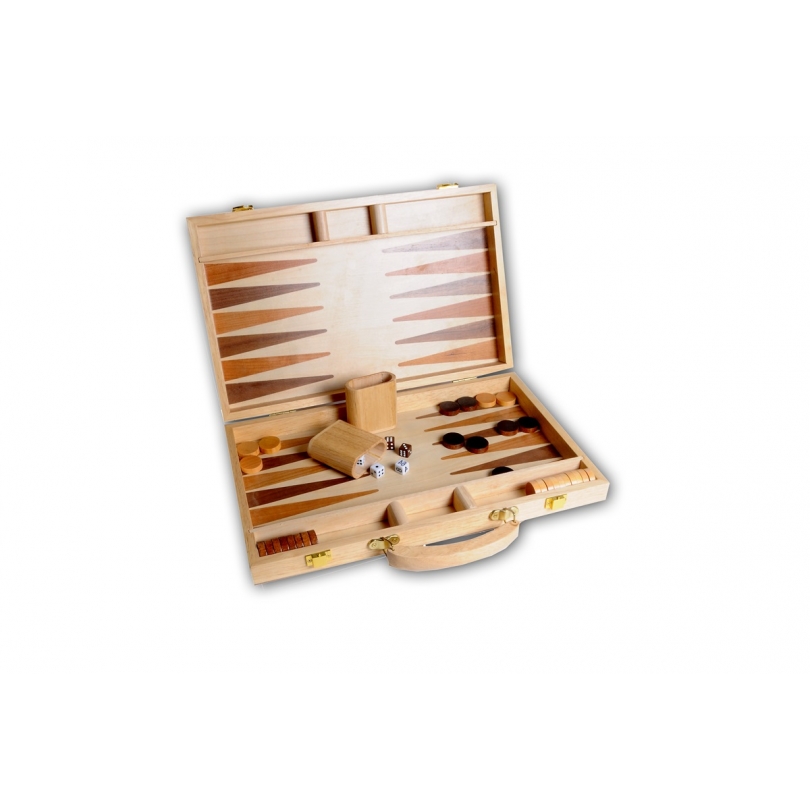 Coffret de Backgammon en bois