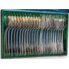 Coffret de 12 cuillères et 12 fourchettes Perle