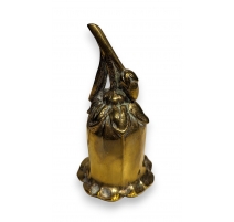 Cloche Fleur clochette en bronze