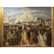 Painting "Oriental Market" signed Ph. ZYSSET