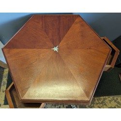 Table hexagolale Art-Deco par Lu ROLLIN