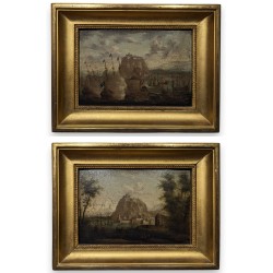 Paire de tableaux \"Cap St Vincent,\" par NOOTEBOOM