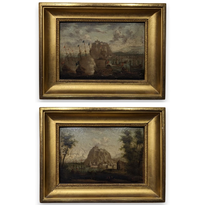 Paire de tableaux \"Cap St Vincent,\" par NOOTEBOOM