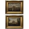 Paire de tableaux \"Cap St Vincent,\" par NOOTEBOOM