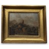 Tableau \"Ruine de chateau\" par Madame WAGNER