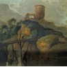 Tableau \"Ruine de chateau\" par Madame WAGNER