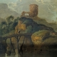 Tableau "Ruine de chateau" par Madame WAGNER