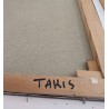 Tableau \"Ville méditerranéenne\" signé TACKIS