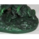 Bronze "Bear" by FRATIN. Green
