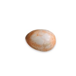 Oeuf en marbre blanc