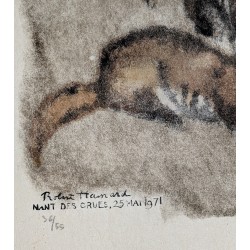 Gravure "La renarde" signée HAINARD