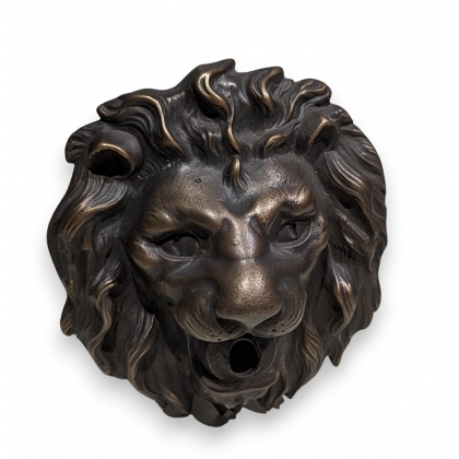 Goulot de fontaine Tête de Lion en bronze