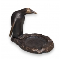 Cendrier Pingouin en bronze