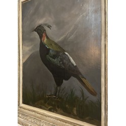Tableau \"Oiseau\" signée S. BLACKBURN