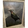 Tableau \"Oiseau\" signée S. BLACKBURN
