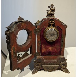"MOILLIET" pocket watch with case