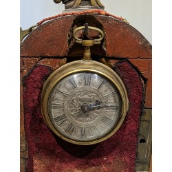 "MOILLIET" pocket watch with case