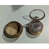 "MOILLIET" pocket watch with case