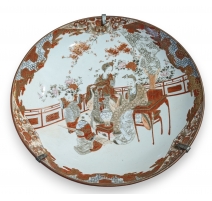 Plat Imari japonais Meiji en porcelaine