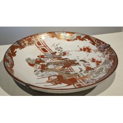 Plat Imari japonais Meiji en porcelaine