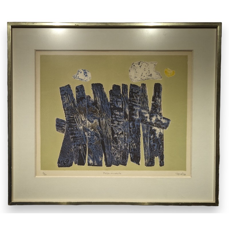 Lithograph entitled ‘Passe-muraille’, signed UZZELL