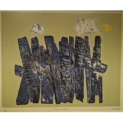 Lithograph entitled ‘Passe-muraille’, signed UZZELL