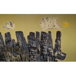 Lithograph entitled ‘Passe-muraille’, signed UZZELL