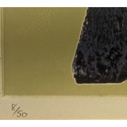 Lithograph entitled ‘Passe-muraille’, signed UZZELL