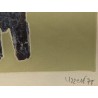 Lithograph entitled ‘Passe-muraille’, signed UZZELL