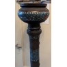 Pied de candelabre en bronze cloisonné Eléphants