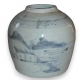 Pot with ginger, signed below.