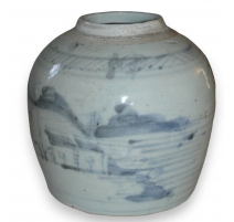 Pot with ginger, signed below.