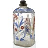 Bouteille en verre dite "Flüeli" décor Femme