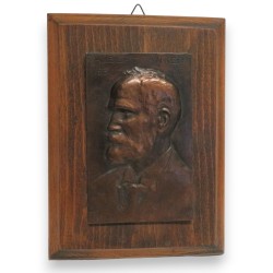 Plaque en relief \"Albert Annker\" signée REUSSNER