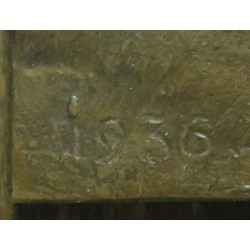 Plaque en relief \"Albert Annker\" signée REUSSNER