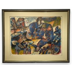 Litho \"L\'enfant\" signé TOBIASSE